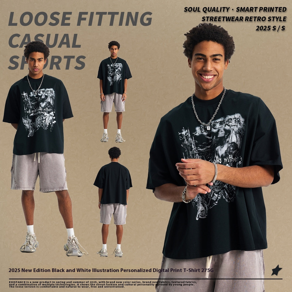 Camiseta design retrô