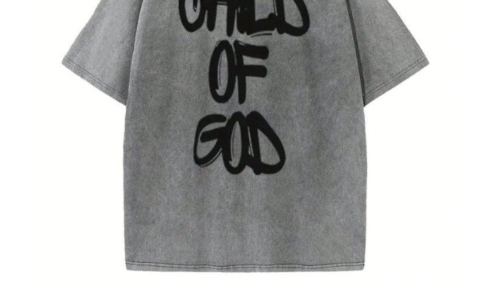 Camiseta masculina casual, manga curta com estampa vintage 3D, gola redonda