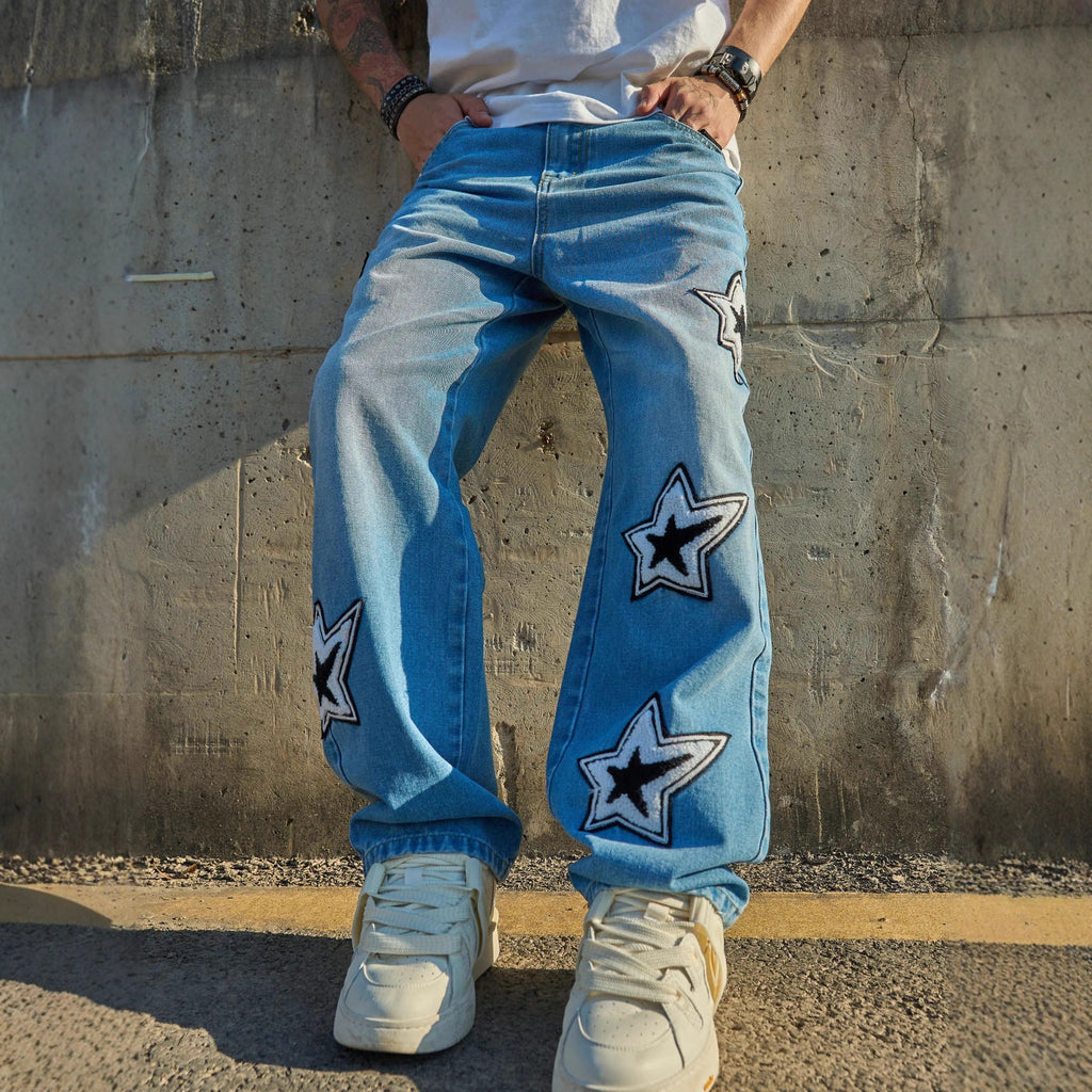 Calça jeans folgada