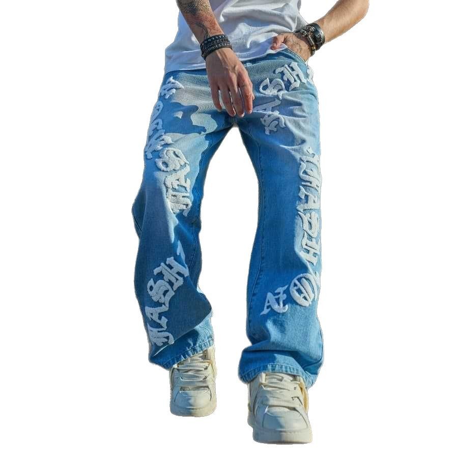 Calça jeans folgada